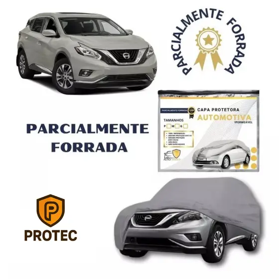 Capa para Carro Fiat strada/Gol/T-cross/Polo/Argo Proteção UV Sol/Chuva/Poeira P, M ,G