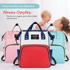 Mochila Maternidade Bolsa Mamãe Bebê Multifunção