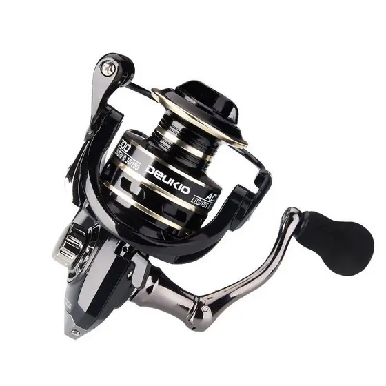 MODIVA Carretel de Pesca Metálico - Molinete para Pesca Marítima com Rolamento Suave
