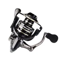 MODIVA Carretel de Pesca Metálico - Molinete para Pesca Marítima com Rolamento Suave