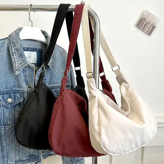 Bolsa Feminina Moda Ombro e Transversal Estilo Baguete Luxo Elegante Casual Alta Capacidade Tendência 2026