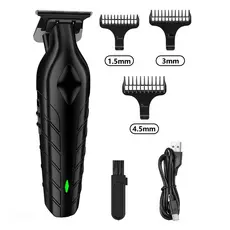 Aparador De Barba Kit De Máquina De Cortar Cabelo Recarregável Aparador De Pelos E Cortador De Cabelo À Prova D'Água-M