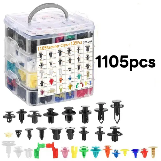 Kit Peças Presilha Grampo Automotivo Reparo Universal
