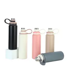 Garrafa térmica 800ML com Alça em Aço Inoxidável e Isolamento
