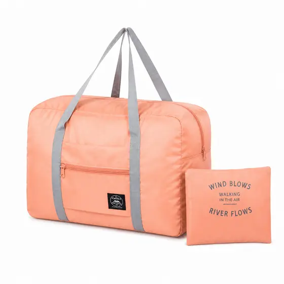 Bolsa Feminina Masculina Dobrável Para Viagem E Academia Impermeável Mala De Bordo Prática