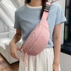 Bolsa Transversal Feminina Impermeável Casual Leve Pochete Moderna Ajustável