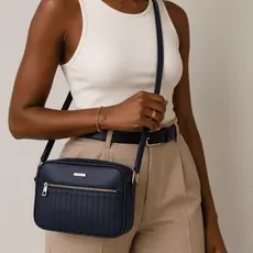 Bolsa Feminina Transversal Pequena Espaçosa Com Divisórias Shoulder Bag Premium