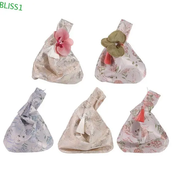 BLISS1 Novo Estilo Chinês Bolsa De Cosméticos Saco De Almoço Mamãe Doce Temperamento Cheongsam Acessórios