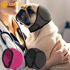 CURTES Capas Para Orelha De Cachorro , Protetor De Calmante Ajustável Anti-Ruído , Proteção Auditiva À Prova D'água Anim