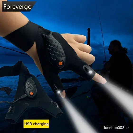 Lanterna Recarregáveis Sem Dedos Lâmpada De Dedo Para Iluminação LED Campismo De Pesca Noturna Ao Ar Livre Ferramenta