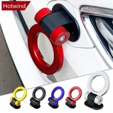 Universal ABS Pára-Choques Adesivo De Carro Adornar Simulação Tralier Reboque Gancho Kit De Cordas/Barras F5R7