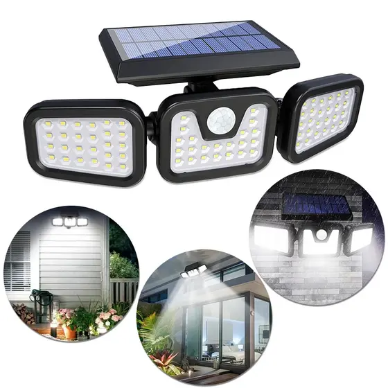 Luminária Solar com Sensor de Movimento Inteligente