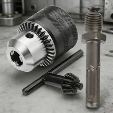 Adaptador SDS Plus 1/2" | Mandril Furadeira Engate Rápido | Acessório para Martelos