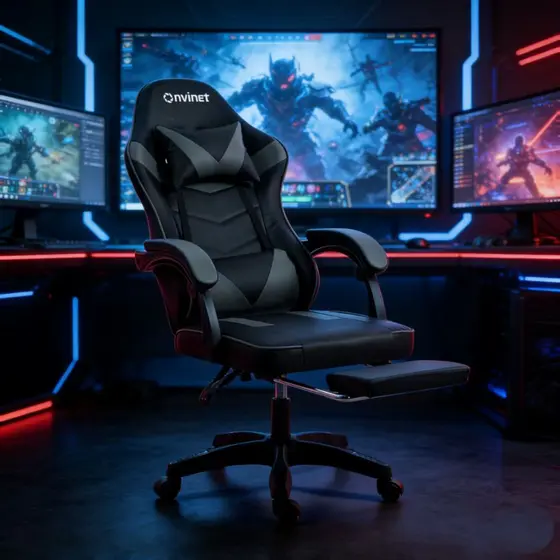 Cadeira Gamer Conforto Premium Design Ergonômico Resistente Indicada para Home Office Doméstico e Ambiente Corporativo