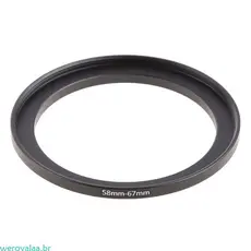 weroyalaa Metal 58mm-67mm Adaptador Anel Lente Filtro Intensificador 58-67 mm 58 A 67 Stepping