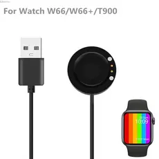 Carregamento USB Adaptador Energia Magnética Smartwatch Carga Carregador Portátil Estação Doca Fio Para W6