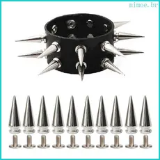 Nim Metal Screw Spikes Rebites Liga Zinco Para Correntes Gargantilha Roupas PU