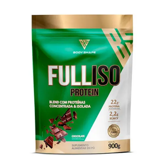 Whey Protein Full Iso Protein Blend Concentrado e Isolado 900g Refil - Body Shape