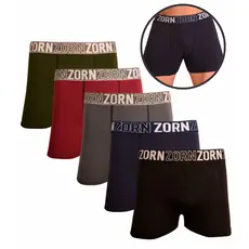 Kit 10 Cuecas Boxer de Algodão Masculino Adulto Cotton