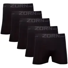 Kit 10 Cuecas Boxer Masculina Microfibra Pretas ZORN