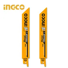 Lâmina Serra Sabre Para Metal 150mm 18TPI Bi-Metal 2 Peças Ingco SSB922EF