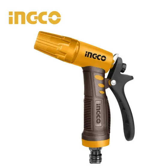 Esguicho Pistola 3 Tipos de Jato INGCO HWSG032 Bico Ajustável Jardim