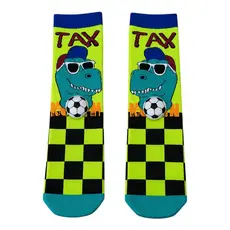 Meia 3D Infantil Masculina Cano Alto Personagens Divertidos com Apliques