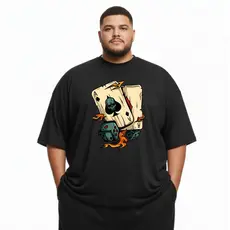 Camiseta Plus Size Unissex T-Shirt Premium Cartas