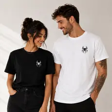 Kit 2 Camisetas Casal Aranha