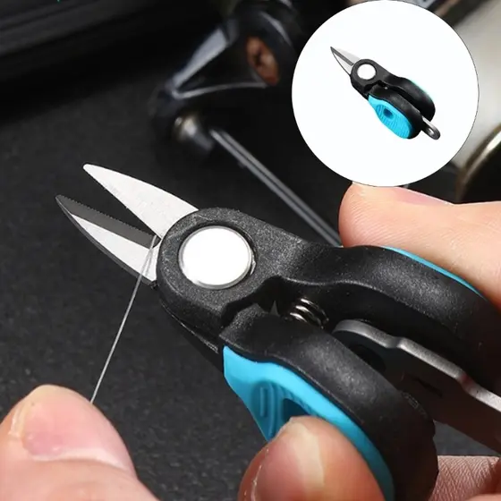 LI * Cortador Linha Pesca Profissional Tesoura Aço Inoxidável Para Corte