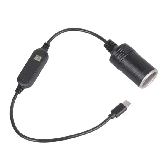 Conversores LI * Soquete Tipo C 5V A 12V Para Eletrônica Automotiva