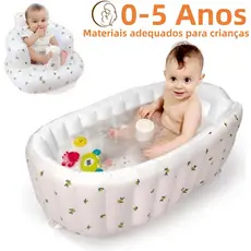 Sofá Infantil Inflável Cadeira Portátil Para Brincadeiras Internas E Externas-Banheira Infantil Inflável 0 A 5 Anos