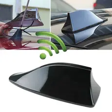 Antena De Barbatana De Tubarão Para Carro Com Cobertura De Borracha  Universal Car FM Amplificador De Sinal