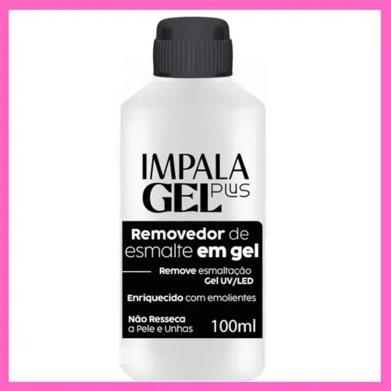 Removedor de Esmalte em Gel 100ml - Impala GEL Plus