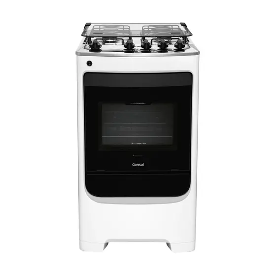 Fogão Consul 4 Bocas Branco com Acendimento Automático - CFO4NAB