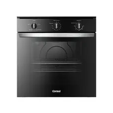 Forno de Embutir Elétrico Consul 84 Litros Preto com Timer Autodesligamento e Grill - COB84BE