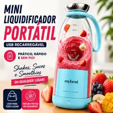 Mini Liquidificador Portátil USB Recarregável 350ml 500ml Liquidificador Triturador Para Shake Suco