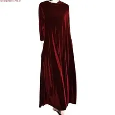 Vestido De Veludo Dourado