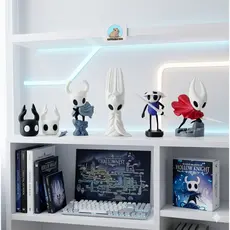 Hollow Knight boneco|Hornet| |Cavaleiro Oco| |Quirrel| |Suporte Controle Xbox PS Rei Palido Luminria