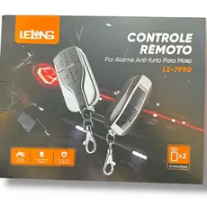 Controle Remoto para Alarme de Moto Lelong LE-7990 | Anti-furto | Kit com 2 Controles
