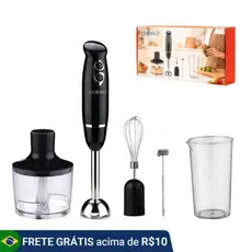 COIBEU Mixer Power Inox 5 Em 1 800w Batedor, Triturador, Mixer Turbo,Batedor Espumador Leite