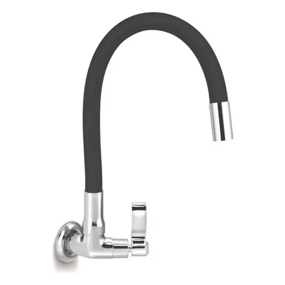 Torneira Cozinha Com Tubo Flexível Preto Bical Alta Luxo