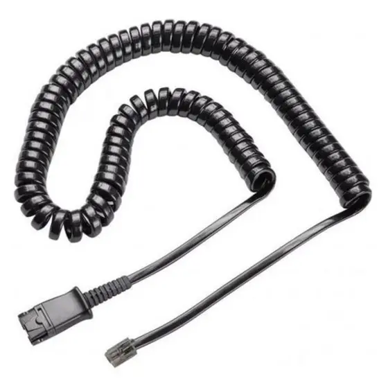 CABO QD Espiral U10P-S P/N 38099-01 PLANTRONICS
