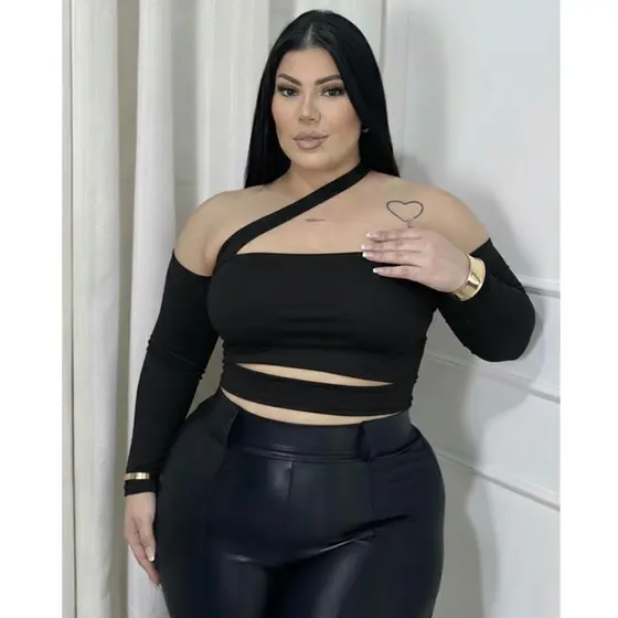 Cropped TOP do 44 ao 52 Tecido Suplex.