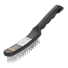 ESCOVA MANUAL, ACO, 4 FILEIRAS, CABO PLASTICO, 1PC // SPARTA