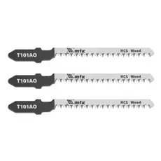 LAMINA PARA SERRA TICO-TICO, ACO CARBONO, ENCAIXE BOSCH, T101AO, 50 X 1,4MM, 3PCS // MTX