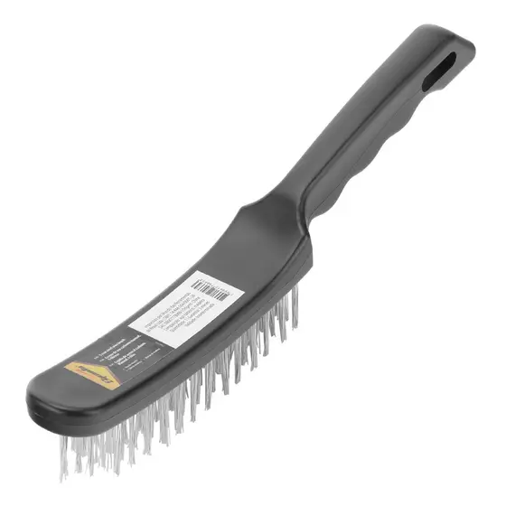 ESCOVA MANUAL, ACO, 5 FILEIRAS, CABO PLASTICO, 1PC // SPARTA