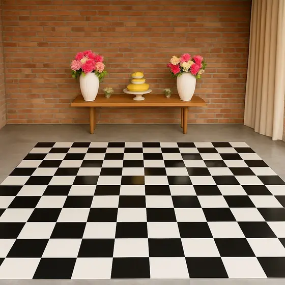 Pista de Dança Festa com Dupla Face 2,00 x 1,50