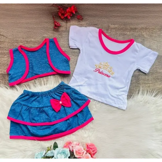 Kit baby menina; roupa menina RN; conjunto menina bebê