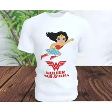 Blusa Mulher Maravilha 12 anos; Blusa infantil Mulher Maravilha